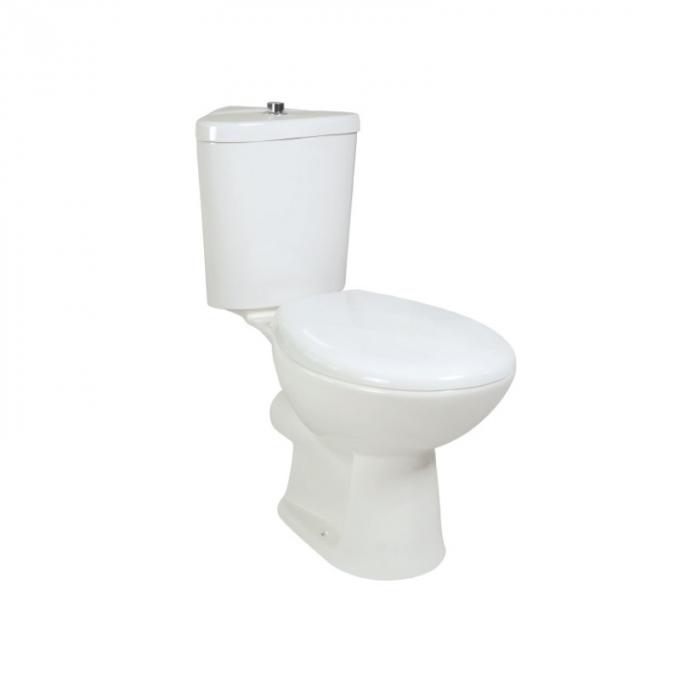 Opération automatique couplée étroite de rinçage 1 de toilette de coin de bouton