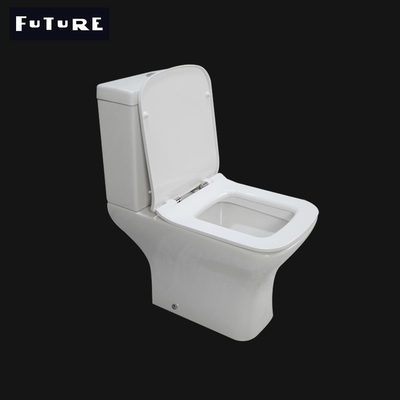 Largeur couplée étroite sans monture de la toilette 375mm de toilette carrée sans monture à la mode