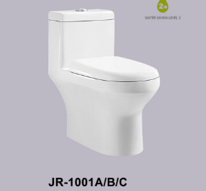 Siphon d'une seule pièce économique de cabinet d'aisance rinçant des produits de Sanitaryware