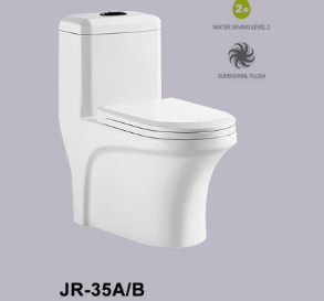 L'eau sauvant le siphon d'une seule pièce économique Jet Water Closet 680*375*745mm