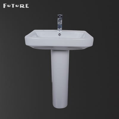 Place durable de lavabo sur pied de vestiaire évier de large de piédestal de 30 pouces