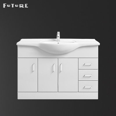 unité libre blanche de vanité de Cabinet de lavabo de salle de bains de 850*475*230mm