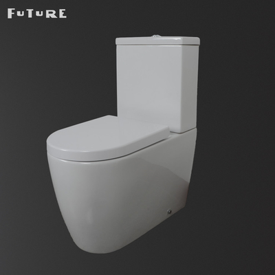 Casserole couplée étroite moderne 360mm de toilette au loin