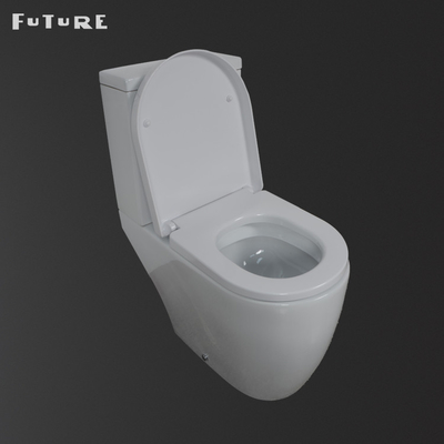 La couverture de toilette de cabinet d'aisance étroitement a couplé la toilette cc de salle de bains