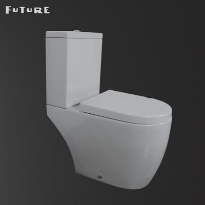 La couverture de toilette de cabinet d'aisance étroitement a couplé la toilette cc de salle de bains