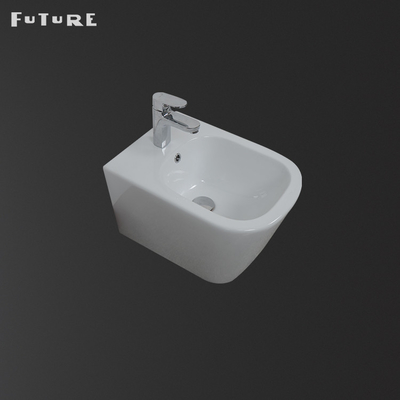 Durée de vie fixée au mur vitrée douce commerciale de bidet de salle de bains longue