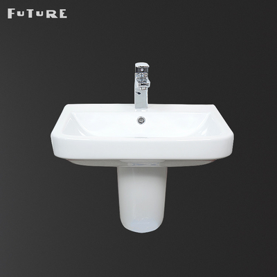 Lavabo sur pied contemporain de salle de bains de 550mm de nouveau à l'évier de bassin de mur