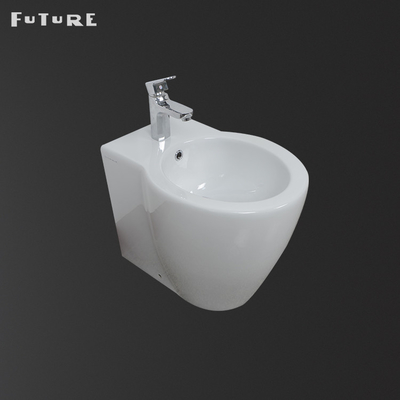 Durée de vie 410mm élevée fixée au mur de P de piège de bidet moderne de salle de bains longue