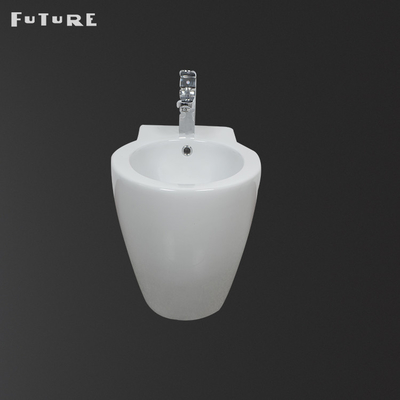 Durée de vie 410mm élevée fixée au mur de P de piège de bidet moderne de salle de bains longue