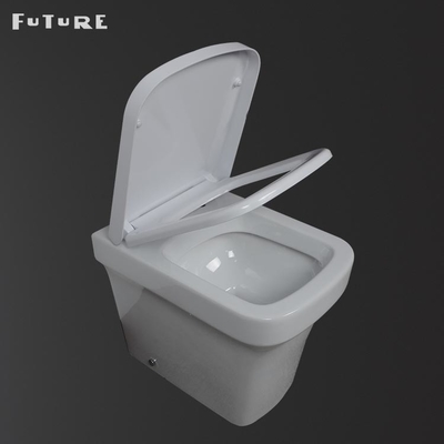 Contrat antibactérien de nouveau à la toilette de mur