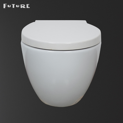 Gravité rinçant la commode fixée au mur large moderne de Hung Toilet 380mm de mur