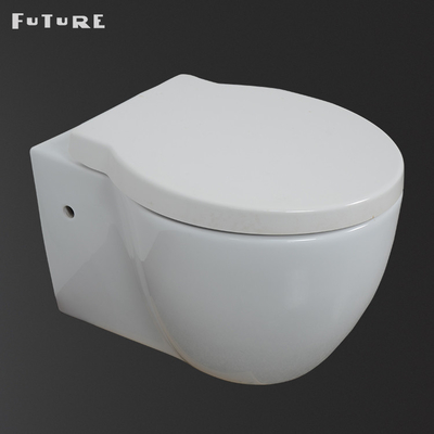 Gravité rinçant la commode fixée au mur large moderne de Hung Toilet 380mm de mur
