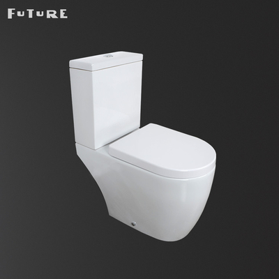 Cabinet d'aisance en céramique couplé étroit automatique de toilette de la salle de bains ISO9001