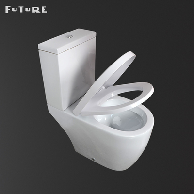 Cabinet d'aisance en céramique couplé étroit automatique de toilette de la salle de bains ISO9001