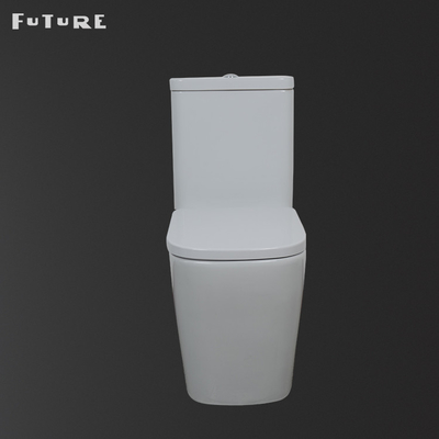 Haute couplée étroite standard idéale de la toilette 837mm de salle de bains commode de 2 morceaux