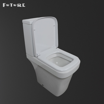 Place étroite molle de piège de la housse de siège P 18 pouces - toilette grande blanche