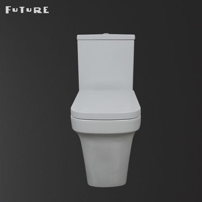 Place étroite molle de piège de la housse de siège P 18 pouces - toilette grande blanche