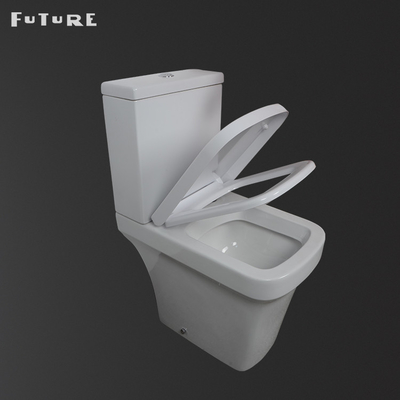 Place étroite molle de piège de la housse de siège P 18 pouces - toilette grande blanche