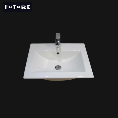 Effondrement standard carré de lavabo de vanité d'évier de Cabinet de salle de bains