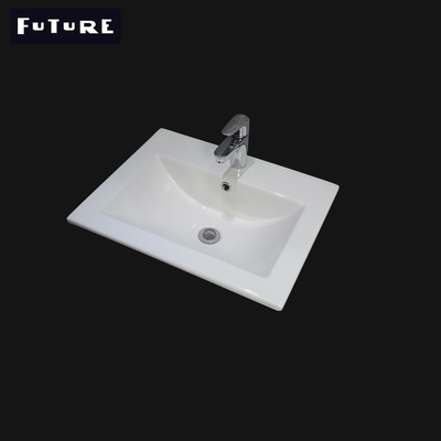 Effondrement standard carré de lavabo de vanité d'évier de Cabinet de salle de bains