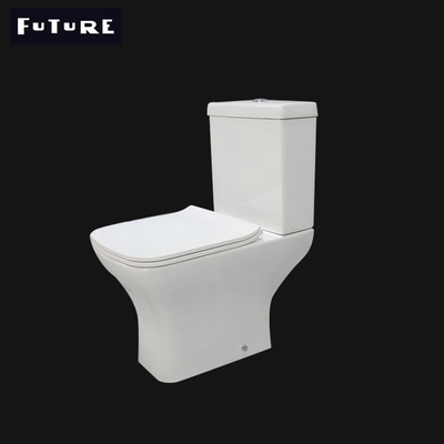 Largeur couplée étroite sans monture de la toilette 375mm de toilette carrée sans monture à la mode