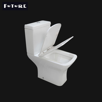 Largeur couplée étroite sans monture de la toilette 375mm de toilette carrée sans monture à la mode
