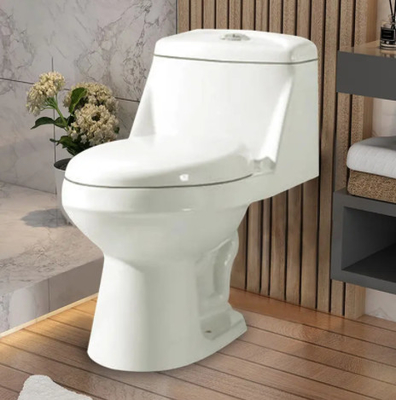 Articles sanitaires en céramique d'une seule pièce vitrés lisses de toilette de Siphonic de toilette de Siphonic