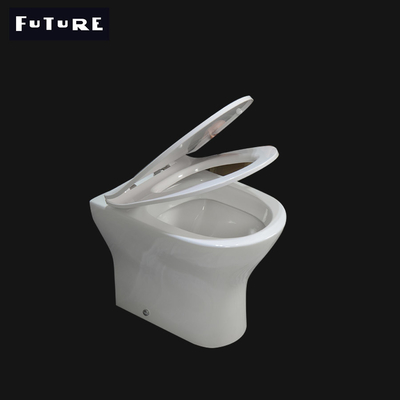 Projection courte en céramique de nouveau à la carte de travail d'une seule pièce de salle de bains de la toilette 460mm de mur