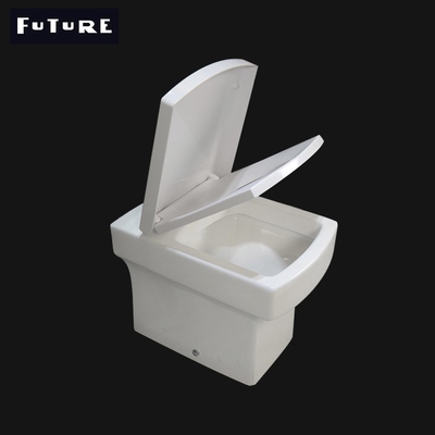 Place de salle de bains de piège de P de nouveau à la toilette Pan Washdown Flushing de mur
