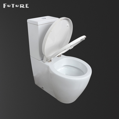 Toilette couplée étroite en deux pièces de bidet de cabinet d'aisance de villa automatique de désodorisation