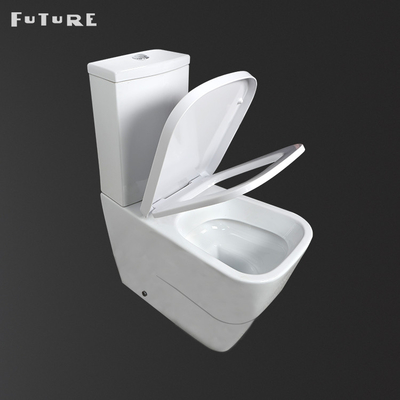Rinçage couplé étroit caché de gravité de cuvette de place de toilette de salle de bains de réservoir d'eau