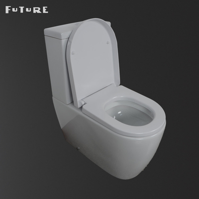 cabinet d'aisance couplé par fin de piège de Pan Rimless P de toilette de salle de bains de 420mm Seat