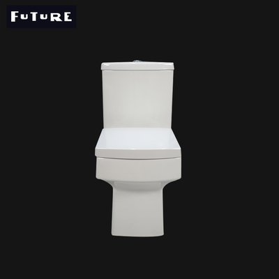 Carte de travail affleurante courte de la toilette 460mm de projection de place à faible bruit double