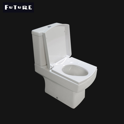 Carte de travail affleurante courte de la toilette 460mm de projection de place à faible bruit double