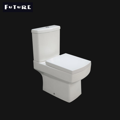 Carte de travail affleurante courte de la toilette 460mm de projection de place à faible bruit double