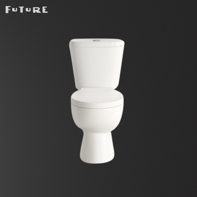 la double fin 3.0-6.0L compacte affleurante a couplé la toilette debout de plancher de piège de la carte de travail P
