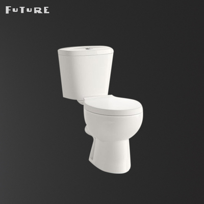 la double fin 3.0-6.0L compacte affleurante a couplé la toilette debout de plancher de piège de la carte de travail P