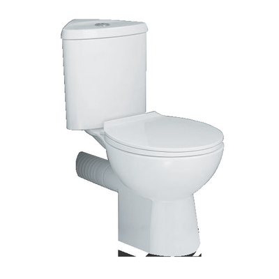 Le cabinet d'aisance de coin de toilette de coin de projection du short ISO9001 conjuguent les boutons affleurants