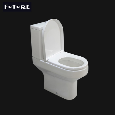 Carte de travail en deux pièces couplée étroite 610*357*400MM de toilette de taille de confort de piège de P