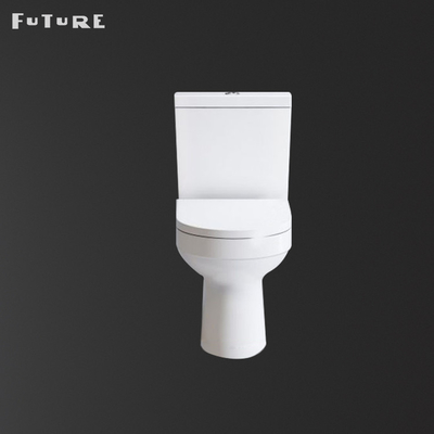 Toilette couplée par fin de l'économie de l'espace 20-30KG rinçage de gravité de commode de 2 morceaux