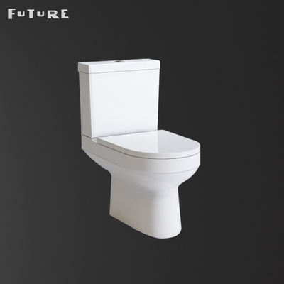Toilette couplée par fin de l'économie de l'espace 20-30KG rinçage de gravité de commode de 2 morceaux