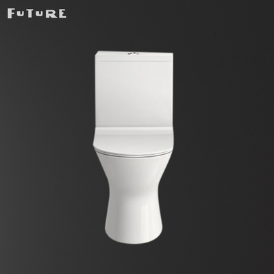 La toilette couplée étroite silencieuse de salle de bains a entièrement enveloppé la carte de travail 630*350*830mm
