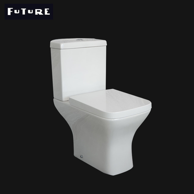Lavage à grande eau rinçant la commode standard idéale de coin de toilette de coin de l'espace