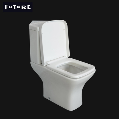 Lavage à grande eau rinçant la commode standard idéale de coin de toilette de coin de l'espace
