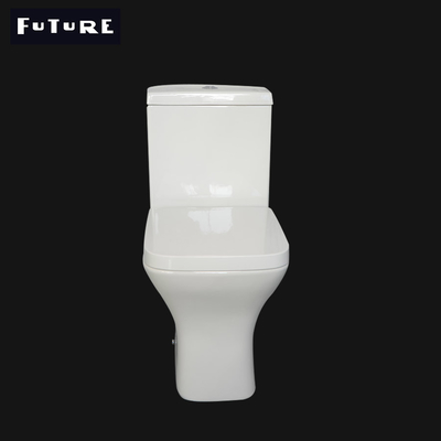 Fixé au mur moderne de cuvette de toilette courte ovale de projection
