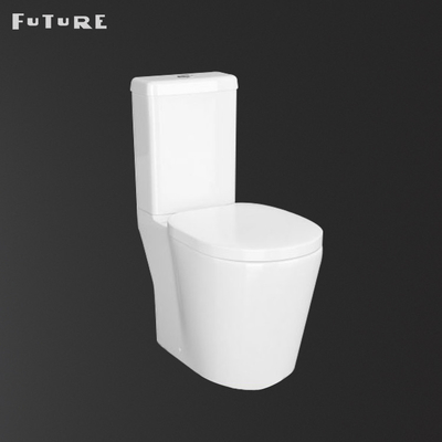 Le contrat lent de conception de descente étroitement a couplé la toilette blanche 720*380*800mm à faible bruit