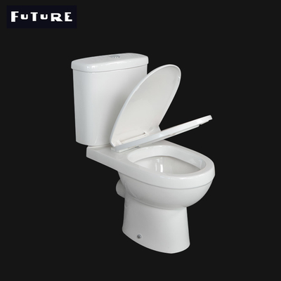 La future la toilette couplée P de Bathstore par fin emprisonnent la commode au plancher