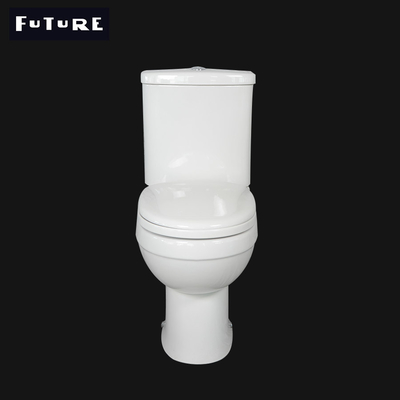 La future la toilette couplée P de Bathstore par fin emprisonnent la commode au plancher