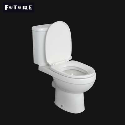 La future la toilette couplée P de Bathstore par fin emprisonnent la commode au plancher