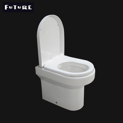 Double toilette de taille de confort couplée de 3L 6L par fin affleurante de nouveau à la carte de travail de mur